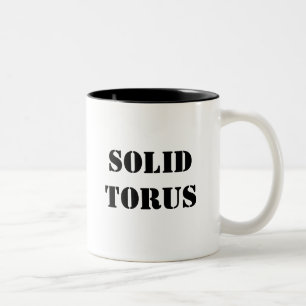 Fast torus Två-Tonad mugg