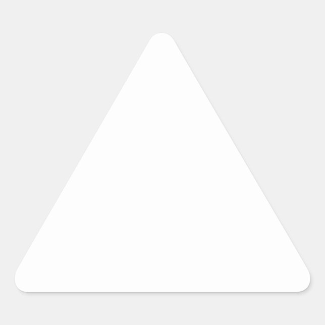 Fäst Triangelformat Klistermärke (Framsida)