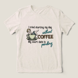 Fäst-up Girl Coffee Addict T Shirt