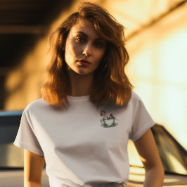 Fäst-up Girl Coffee Addict T Shirt