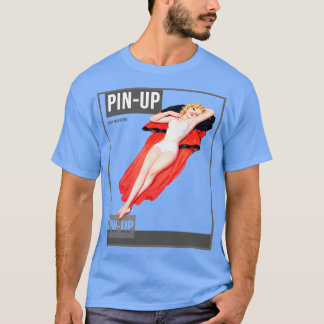 Fäst upp Girl Vintage Pinup Magazine 44 T Shirt