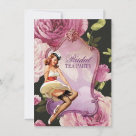 Fäst upp hemmafru Retro Sailor Möhippa Inbjudningar