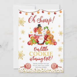 Fäst vår lilla kaka på födelsedagsinbjudan inbjudningar