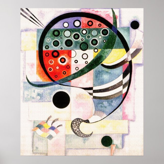 Fast - Wassily Kandinsky Modern konst  Poster (Framsidan)