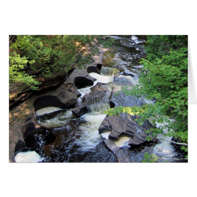 Fast Waters besväras - Scripturekortet Hälsningskort (Framsidan Horizontal)
