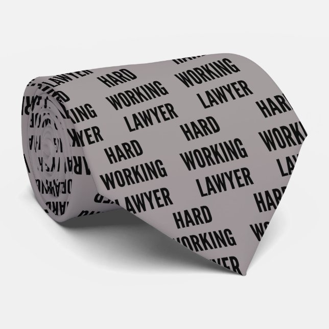 Fast Working Lawyer Neck Tie Slips (Rullad)