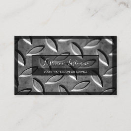 Fasta abstrakter, diamant metall, yta visitkort