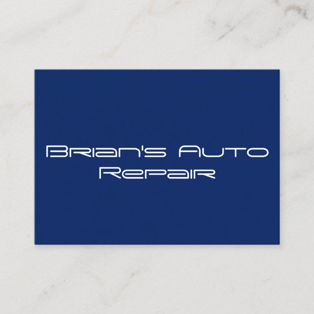 Fasta blåttprofessionellvisitkortar visitkort (Framsida)