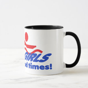 Fasta flickaRingermuggen Mugg