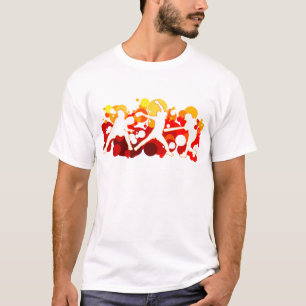 Fasta gradsoftballspelare tee shirt