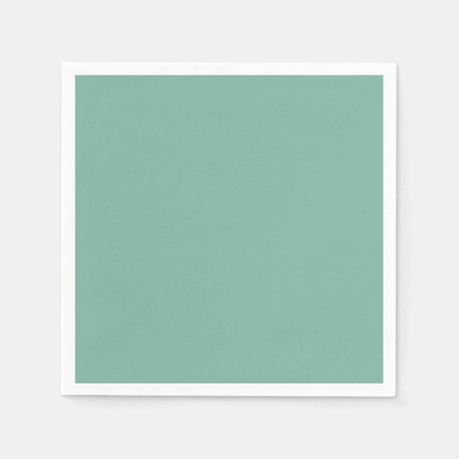 Fasta gröntar för Amazonite-pastel i färg Pappersservett (Framsidan)