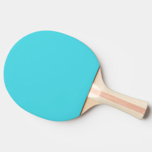 Fasta havsvattenblått i färg pingisracket