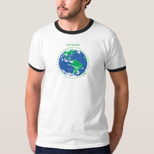 "FÄSTA IHOP & SPARA ", T SHIRT (Framsida)