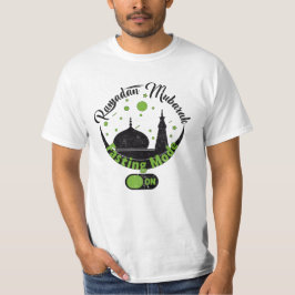 Fasta läge på rolig ramadan-sägelse t shirt
