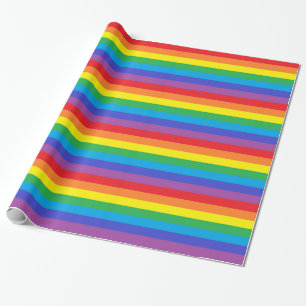 Fasta regnbågerandar presentpapper
