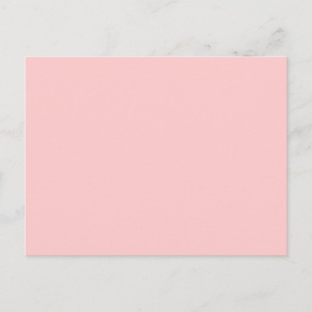 Fasta Rosa - Webben Färg FFCCCC Vykort (Framsida)