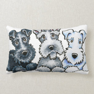 Fasta Schnauzers Lumbarkudde