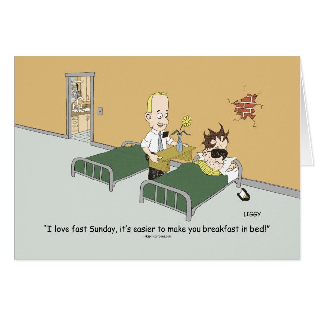 Fasta söndagkortet hälsningskort (Framsidan Horizontal)