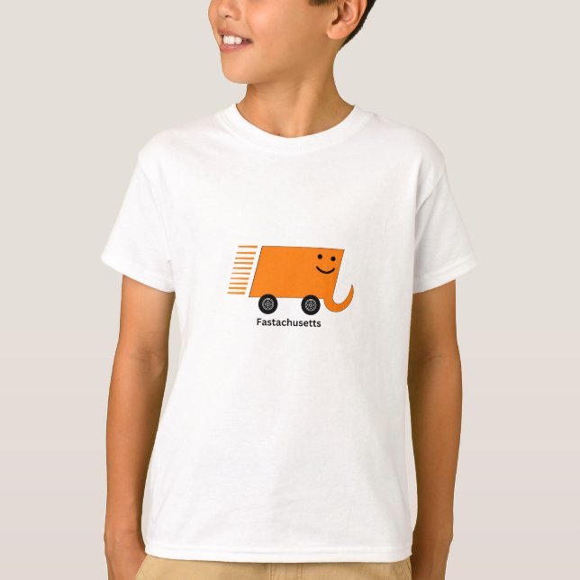Fastachusetts Massachusetts Kids' T-shirt (Framsida)