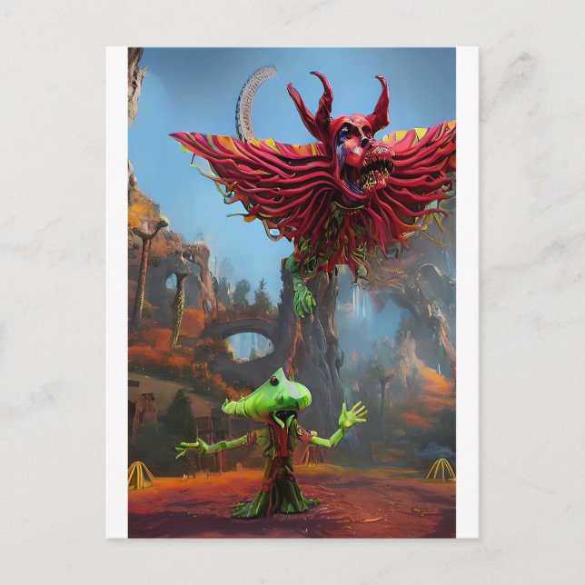 Fästad för Dreaming Vykort (Framsida)