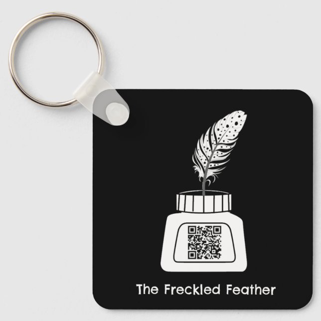 Fästad ludd nyckelring (Framsida)