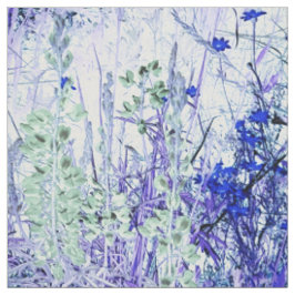 Fästade blommor tyg