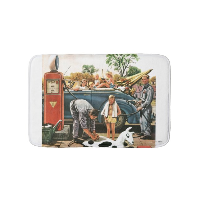 Fästande Beach Leksak Badrumsmatta (Framsidan)