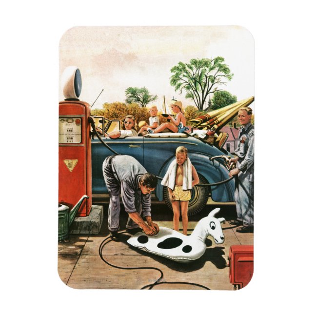 Fästande Beach Leksak Magnet (Vertikal)