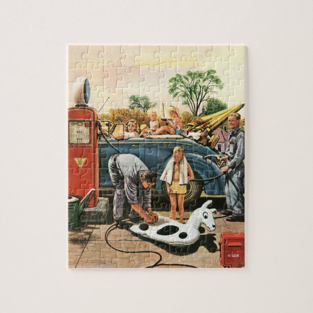 Fästande Beach Leksak Pussel (Vertikal)