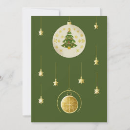 Fästande Dekorationer Julkort