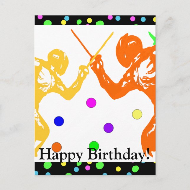 Fästande idrott vykort (Framsida)