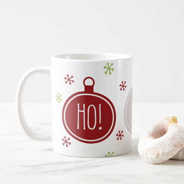 Fästande Roligt Ho! Ho! Ho! Jul Kaffemugg (Med munk)