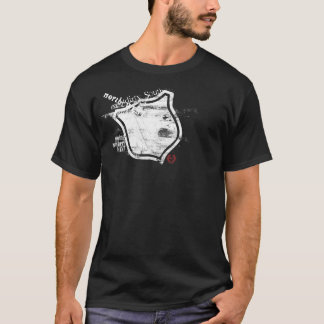 Fastar den gående ingenstans för revolt t shirt