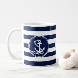 Fästare, Fraktens hjulblått och vitt strimlad Kaffemugg