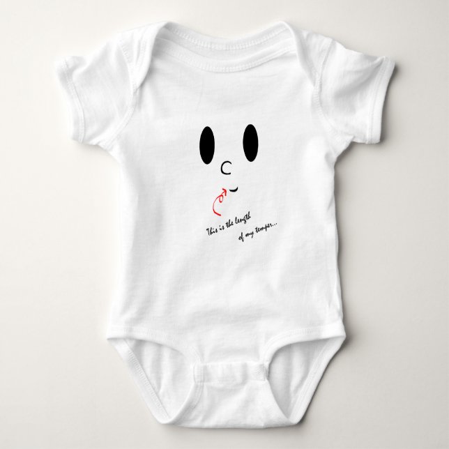 Fästare Spädbarn Creeper Tee Shirt (Framsida)