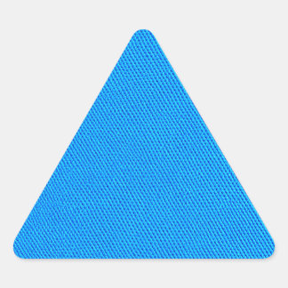 Fästblå Triangelformat Klistermärke