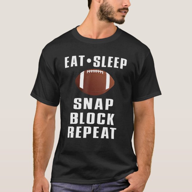 Fästblock Upprepa F T Shirt (Framsida)