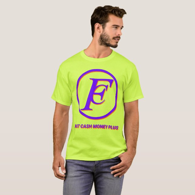 FastCash Toppen Plus-Logotyp T T Shirt (Hel framsida)