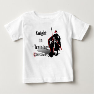 Fästekorsfarare - riddare i utbildning - baby t shirt
