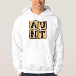 Faster Aunt Aunty Faster Familjefest Roligt Hoodie