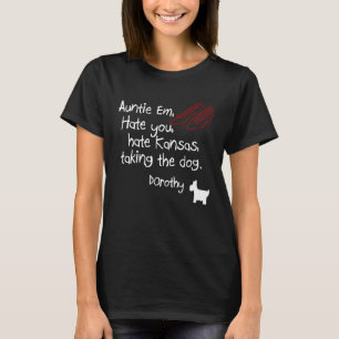 Faster Em Hatar Dig Hatar Kansas Tar Hunden Doro T Shirt