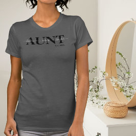 Faster med barnens namn Est T Shirt