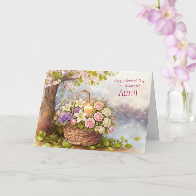 Faster Mors Dag Vackra Blommor Kort (Orkide)