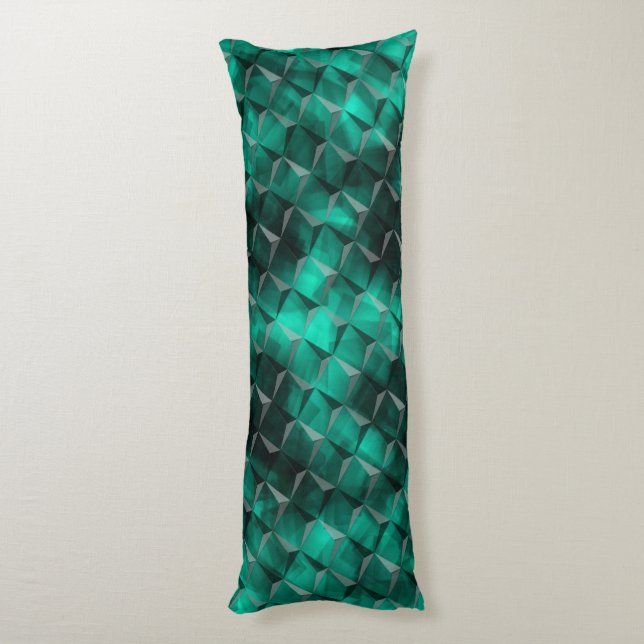 Fäster mot trianglar nedfläckad i vissa emerald fä kroppskudde (Baksidan (Vertikal))