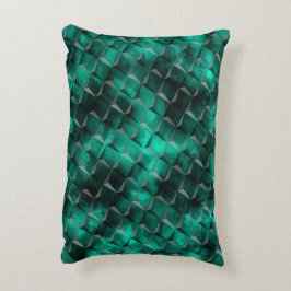 Fäster mot trianglar nedfläckad i vissa emerald fä prydnadskudde