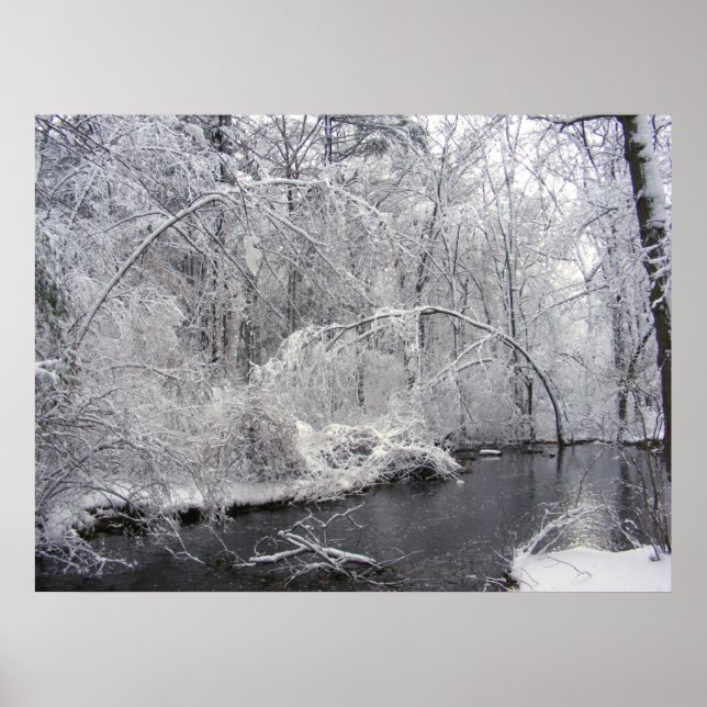 Fäster Snö 27 ~ Skriv ut Poster (Framsidan)