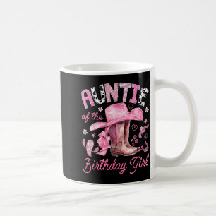 Faster till födelsedagsflickan rosa cowgirl wester kaffemugg