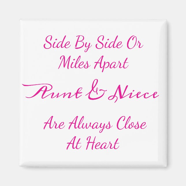 Fasterbror systerdotter kärlekskvot: sida vid sida magnet (Framsidan)