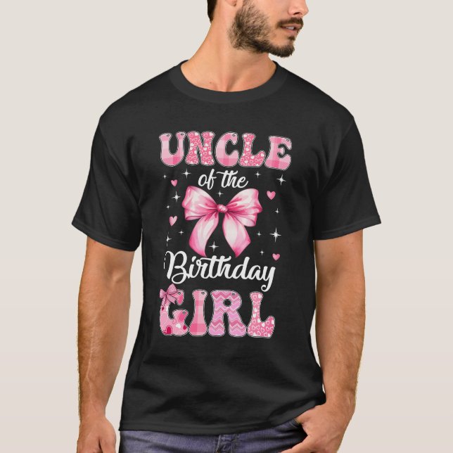 Fasterbror till Födelsedagsflickans Kokett Båge Ma T Shirt (Framsida)