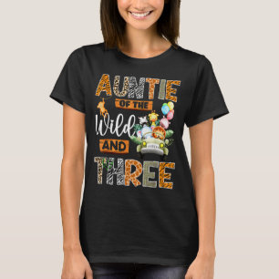 Fasterbror till vild och tre 3-års födelsedags poj t shirt